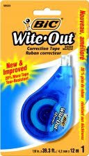 Image For CORRECTION TAPE-WITEOUT