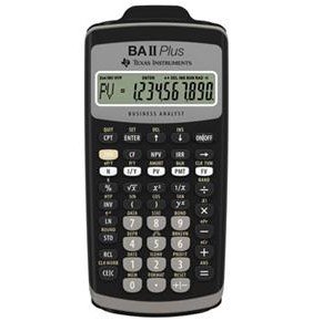 Cover Image For CALCULATOR-BA II PLUS    